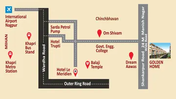 Location of Golden Homes Luxury Villas - Image 117083