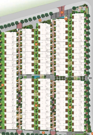Master Plan of Mantri Courtyard in Kanakapura, Bangalore - Image 204188