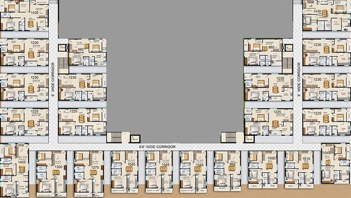 Floor Plan of Vasavi Sukhii Balaji Bhuvana in Mangalam, Hyderabad - Image 204212