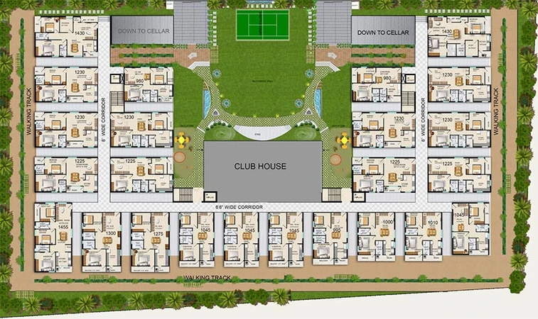 Master Plan of Vasavi Sukhii Balaji Bhuvana in Mangalam, Hyderabad - Image 204211