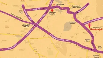Location of Gruhashilpi Geetanjali - Image 204277
