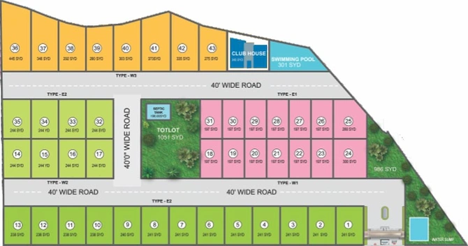 Master Plan of Gruhashilpi Nest in Bachupally, Hyderabad - Image 204293