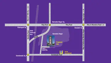 Location of Ayush Glory - Image 118273