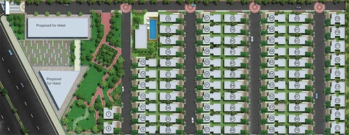 Master Plan of Northstar Airport Boulevard in Shamshabad, Hyderabad - Image 204412