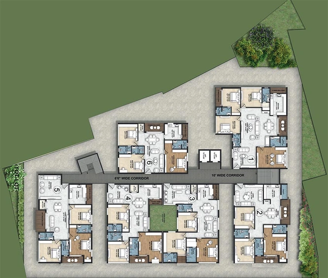 Master Plan of Northstar Leela in Padmarao Nagar, Hyderabad - Image 204456