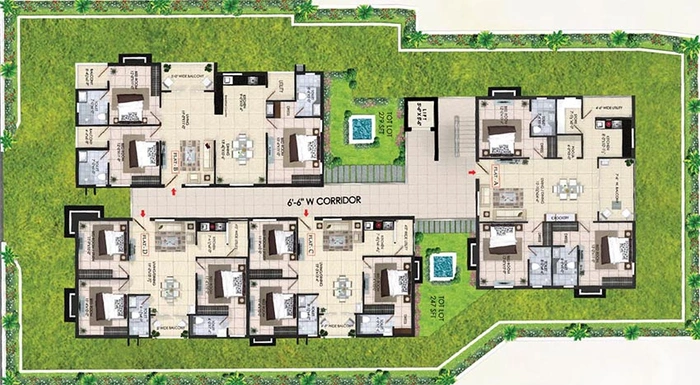 Master Plan of Northstar Veda in Himayat Nagar, Hyderabad - Image 204468