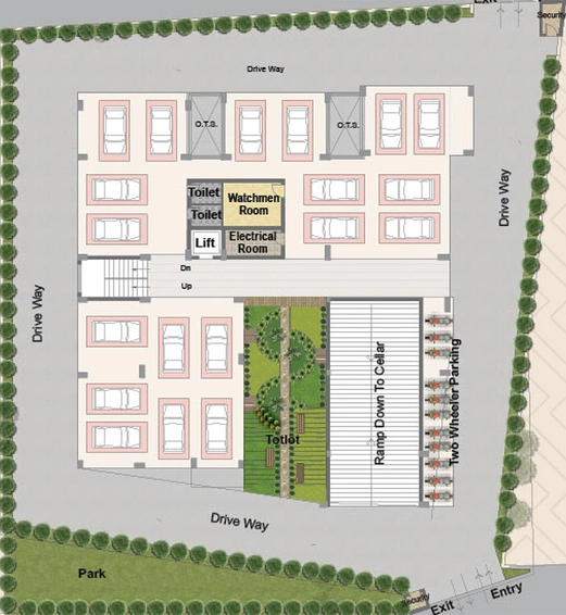 Master Plan of PGR Crest in Hyderguda, Hyderabad - Image 204531