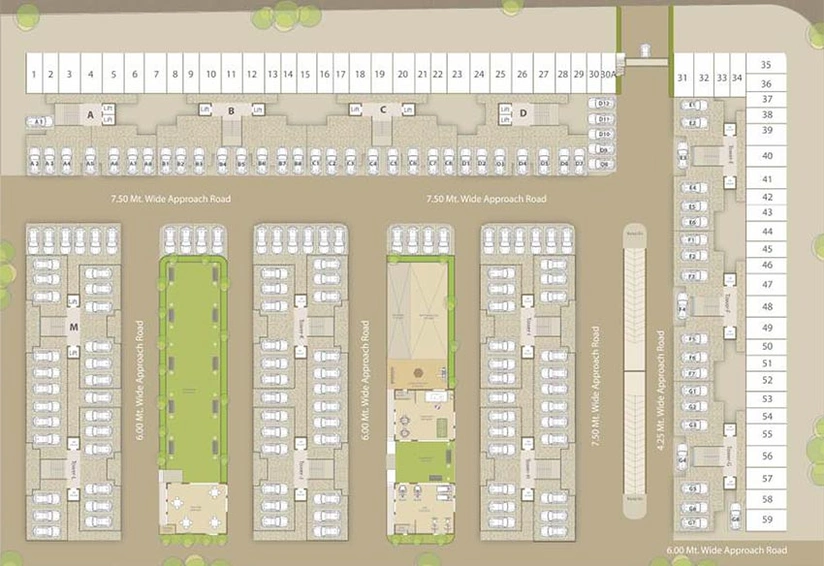 Master Plan of Samanvay Star City 1 in Tandalja, Vadodara - Image 204508