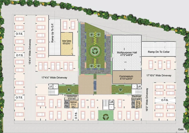 Master Plan of PGR Divine in Hyderguda, Hyderabad - Image 204551