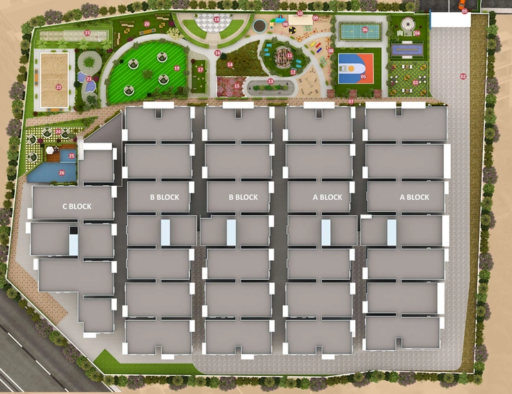 Master Plan of Sree Urban Orchids in Panathur, Bangalore - Image 204603