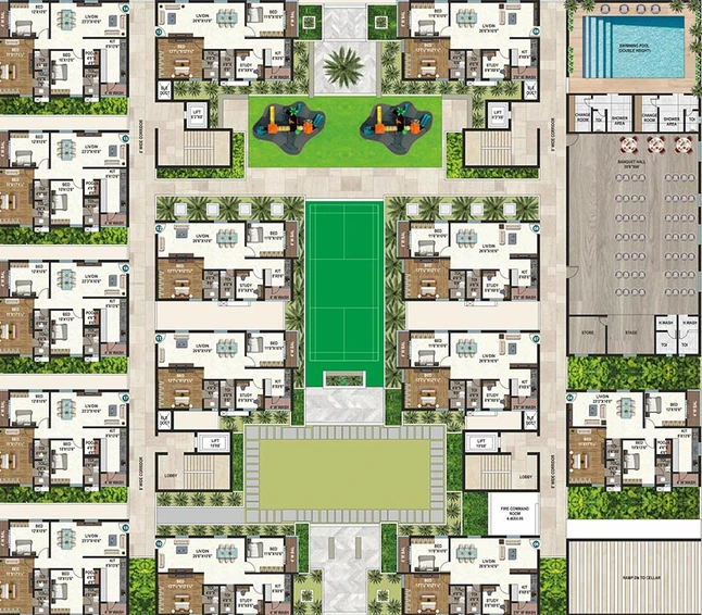 Master Plan of Sai Pragathi Sumedha in Peerzadiguda, Hyderabad - Image 204613