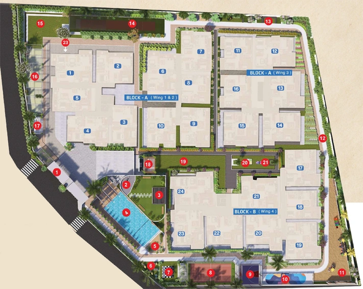Master Plan of Sri Orion Heights in Varthur, Bangalore - Image 204628