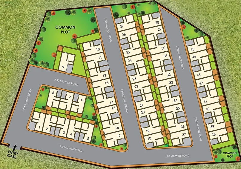 Master Plan of Shreenathji Dwar in Khatamba, Vadodara - Image 204804