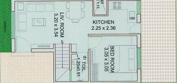 1 BHK House/Villa in Shrinivas Residency in Ajod, Vadodara - Image 827532
