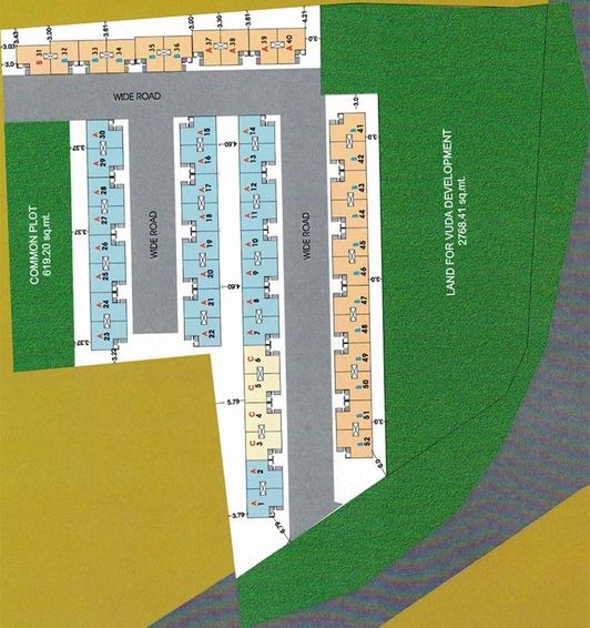 Master Plan of Shrinivas Residency in Ajod, Vadodara - Image 204828