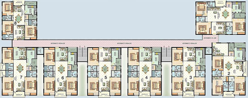 Floor Plan of Aditya Eden Park in Nallagandla, Hyderabad - Image 204952