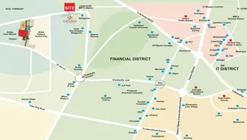 Location of Aditya Eden Park - Image 204951