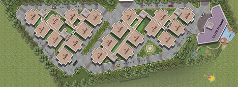 Master Plan of Aditya Fortune Heights in Hitech City, Hyderabad - Image 204973