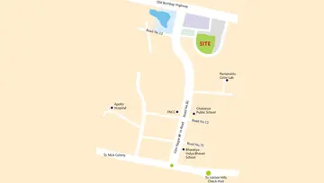 Location of Aditya Hill Top Residency - Image 204986