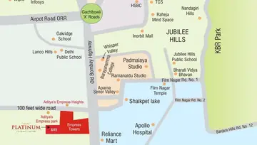 Location of Aditya Platinum - Image 205015