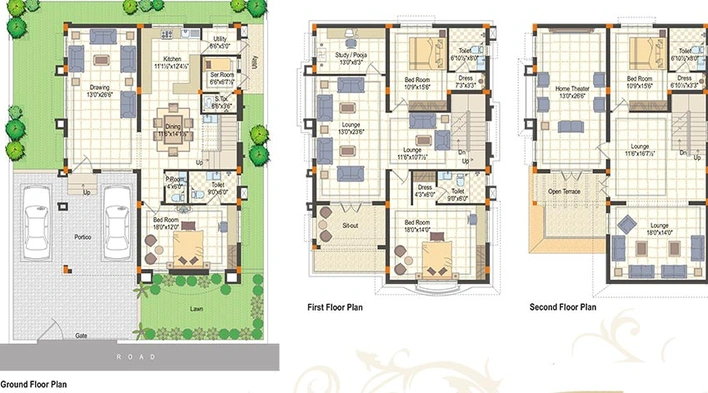 4 BHK House/Villa in Aditya Villa Grande in Kompally, Hyderabad - Image 827607