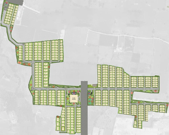 Master Plan of Hallmark Nature Nest in Kollur, Hyderabad - Image 205063