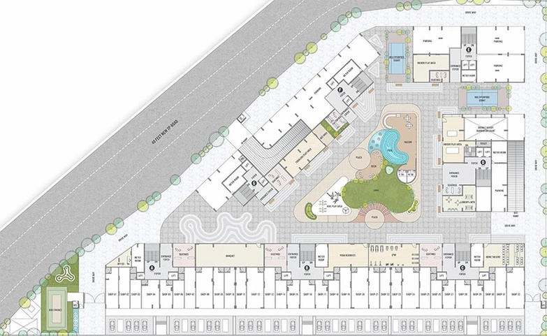 Master Plan of Samatva Magnolia in Ognaj, Ahmedabad - Image 205101