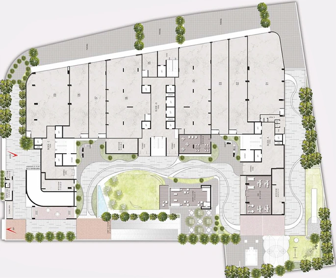 Master Plan of Vrajansh Eternity in Naranpura, Ahmedabad - Image 205150