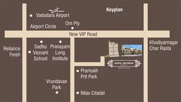 Location of Harsh Indra Darshan Bunglows - Image 117111