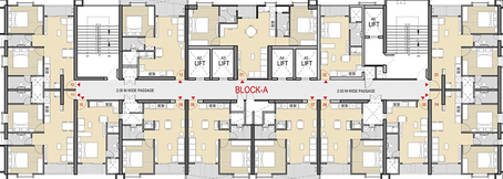 Floor Plan of United Yogi Siban in Gift City, Gandhinagar - Image 205159