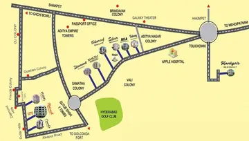 Location of Qmaks Haseeb Residency - Image 205178