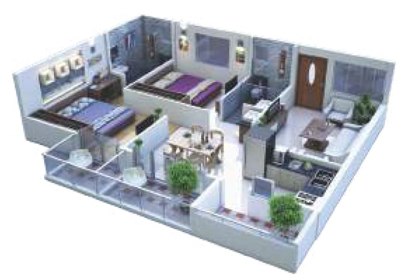 2 BHK Flat in Atz Estrella in Varthur, Bangalore - Image 827679