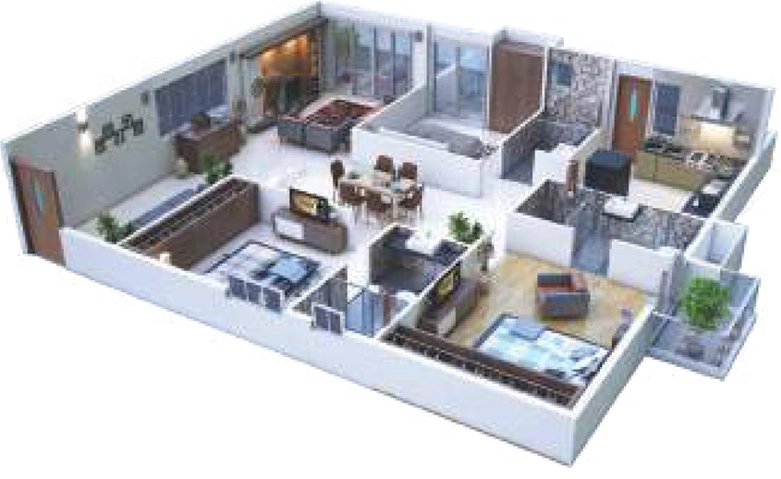 2 BHK Flat in Atz Estrella in Varthur, Bangalore - Image 827680