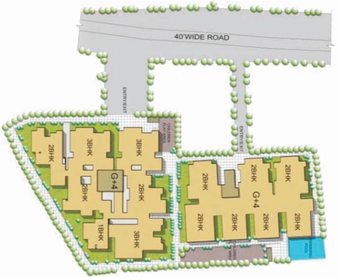 Master Plan of ATZ Rock View in Thanisandra, Bangalore - Image 205218