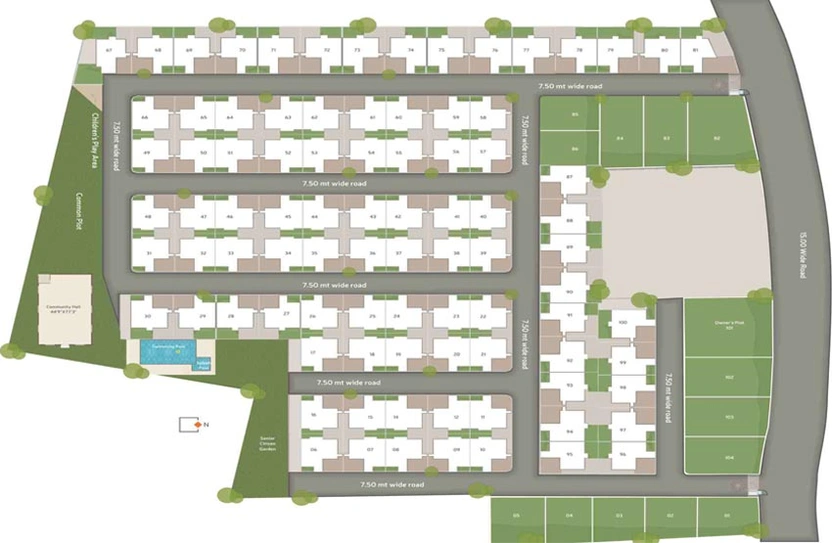 Master Plan of Karma Lifestyle in Harni, Vadodara - Image 116540