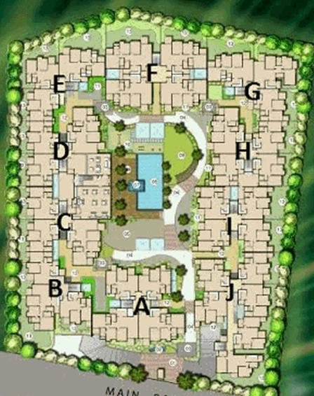 Master Plan of Bren Palms in Kudlu Gate, Bangalore - Image 205260