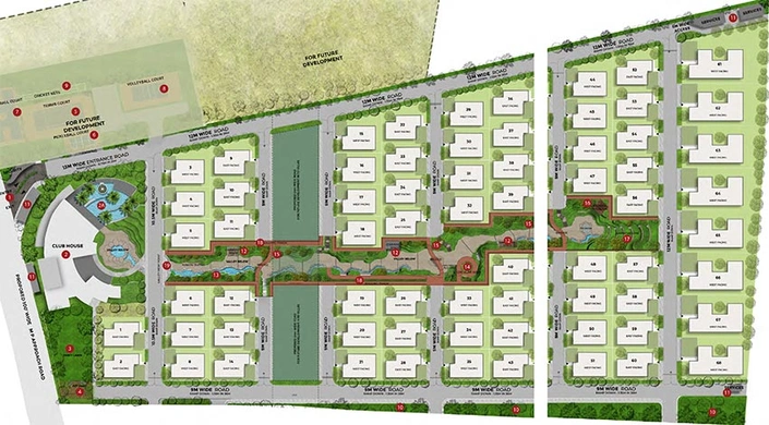 Master Plan of Future The Valley in Mankhal, Hyderabad - Image 205331
