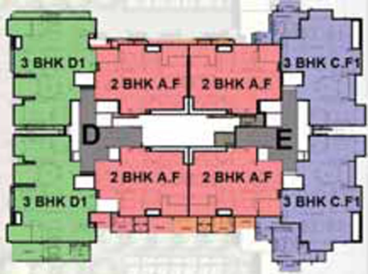 Floor Plan of NEL Cape Cod in Bellandur, Bangalore - Image 205336