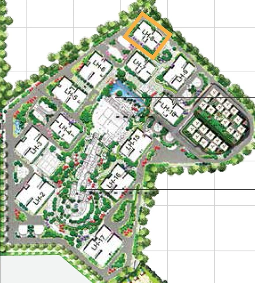 Master Plan of Lanco Hills Apartments in Manikonda, Hyderabad - Image 205348