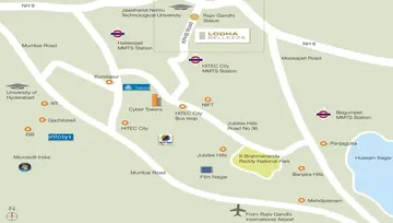 Location of Lodha Bellezza - Image 205363
