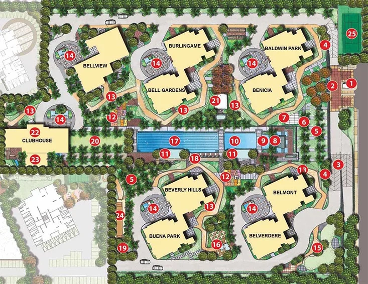 Master Plan of Lodha Bellezza in Kukatpally, Hyderabad - Image 205364