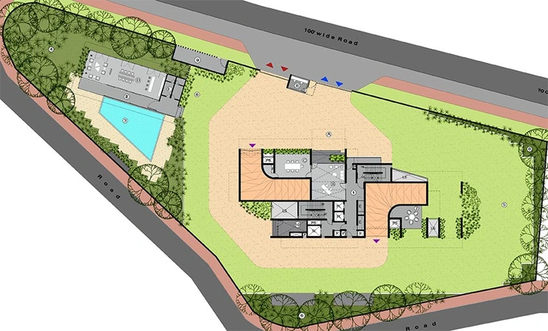 Master Plan of Myscape Edition in Nanakramguda, Hyderabad - Image 205384