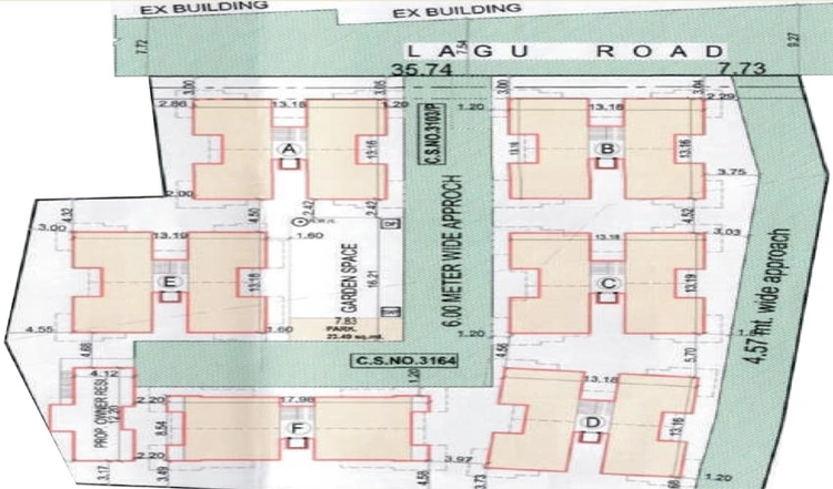 Master Plan of Karmaa Residency in Pratap Nagar, Vadodara - Image 117810