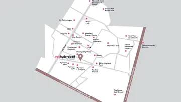 Location of Myscape Yoo Hyderabad - Image 205495