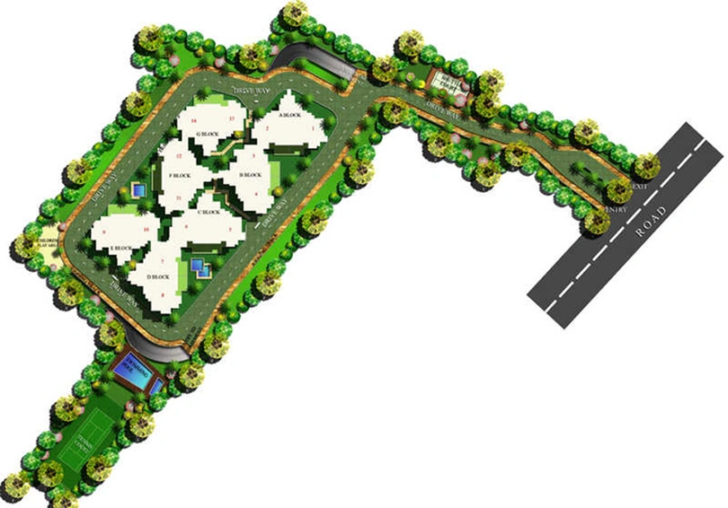Master Plan of Aratt Requizza in Electronic City, Bangalore - Image 205530