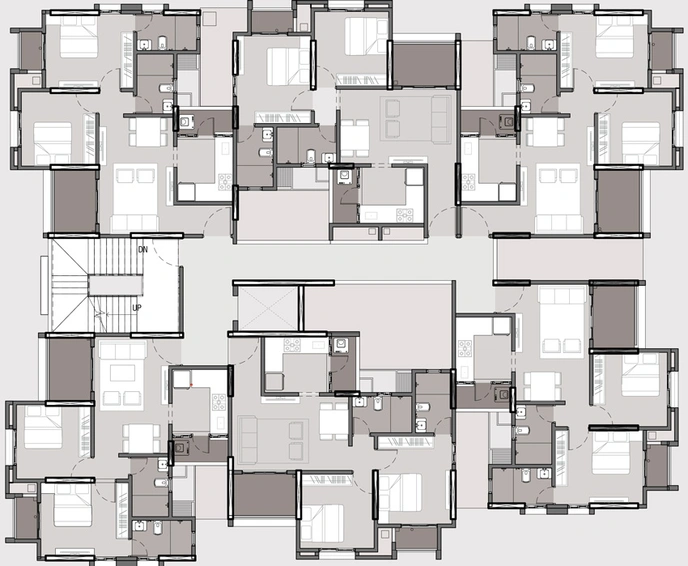 Floor Plan of Rachana Eternia in Baner, Pune - Image 116877