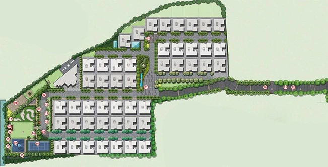 Master Plan of Sriven Iris in Narsingi, Hyderabad - Image 205630
