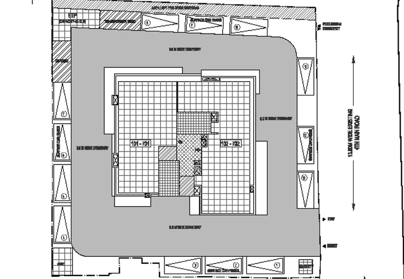Master Plan of Renaissance Bellevue in Malleshwaram, Bangalore - Image 205618