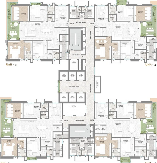 Floor Plan of Sumadhura Palais Royale in Puppalaguda, Hyderabad - Image 205649