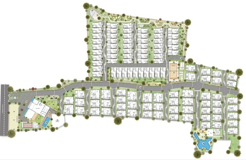 Master Plan of Mana Daintree in Sarjapur, Bangalore - Image 205701